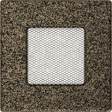 Каминная решетка Решетка черно-золотая 11x11 Kratki