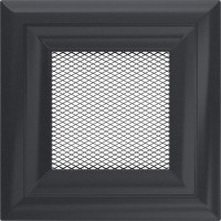 Камінна решітка Решітка Oskar графітова 11x11 Kratki