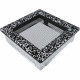 Каминная решетка Решетка Venus с кристаллами Swarovski черно-серебряная 17x17 Kratki