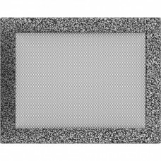 Камінна решітка Решітка чорно-срібна 22x30 Kratki