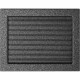 Каминная решетка Решетка черно-серебряная с жалюзями 22x30 Kratki