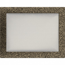 Каминная решетка Решетка черно-золотая 22x30 Kratki