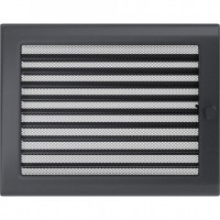 Камінна решітка Решітка графітова з жалюзями 22x30 Kratki