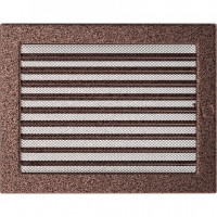 Камінна решітка Решітка мідна з жалюзями 22x30 Kratki