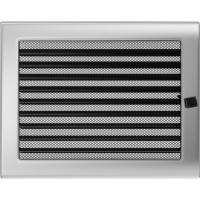 Каминная решетка Решетка никель с жалюзями 22x30 Kratki