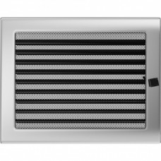 Каминная решетка Решетка никель с жалюзями 22x30 Kratki