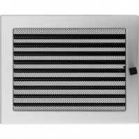 Каминная решетка Решетка шлифованная с жалюзями 22x30 Kratki
