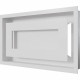 Камінна решітка Решітка WIND біла 22x37 Kratki