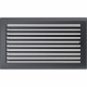 Каминная решетка Решетка графитовая с жалюзями 22x37 Kratki