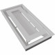 Камінна решітка Решітка WIND біла 22x45 Kratki