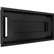 Камінна решітка Решітка WIND чорна 22x45 Kratki