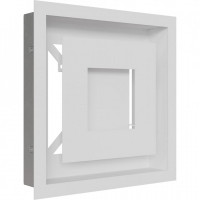 Каминная решетка Решетка WIND белая 22x22 Kratki