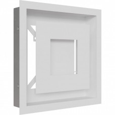 Камінна решітка Решітка WIND біла 22x22 Kratki