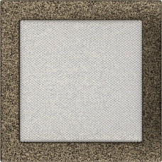Каминная решетка Решетка черно-золотая 22x22 Kratki