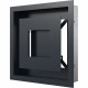 Каминная решетка Решетка WIND графитовая 22x22 Kratki