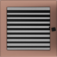 Каминная решетка Решетка медь гальваническая с жалюзями 22x22 Kratki