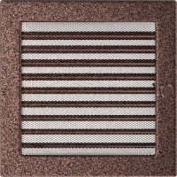 Камінна решітка Решітка мідна з жалюзями 22x22 Kratki