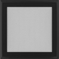 Камінна решітка Решітка Oskar чорна 22x22 Kratki