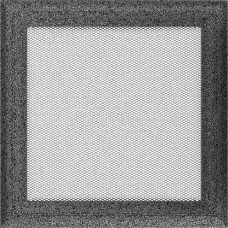 Каминная решетка Решетка Oskar черно-серебряная 22x22 Kratki
