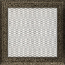 Каминная решетка Решетка Oskar черно-золотая 22x22 Kratki