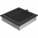 Каминная решетка Решетка Oskar графитовая с жалюзями 22x22 Kratki