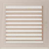 Каминная решетка Решетка Oskar кремовая с жалюзями 22x22 Kratki