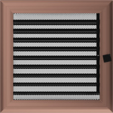 Каминная решетка Решетка Oskar медная с жалюзями 22x22 Kratki