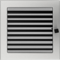 Каминная решетка Решетка шлифованная с жалюзями 22x22 Kratki