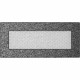 Камінна решітка Решітка чорно-срібна 11x24 Kratki