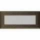 Камінна решітка Решітка Oskar чорно-золота 11x24 Kratki