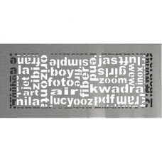 Каминная решетка Решетка ABC шлифованная 17x37 Kratki