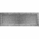 Каминная решетка Решетка FRESH черно-серебряная 17x49 Kratki