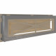 Каминная решетка Решетка WIND кремовая 17x49 Kratki