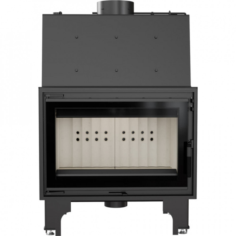 Каминная топка Kratki AQUARIO O12 PW GLASS (12,0 кВт)