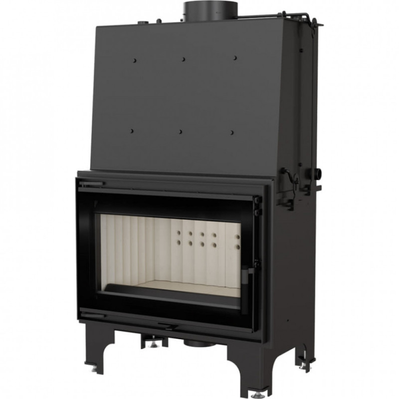 Каминная топка Kratki AQUARIO O16 PW GLASS (16,0 кВт)