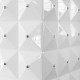 Біокамін Kratki EGZUL білий з кристалами Swarovski глянцевий з сертифікатом TUV