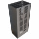 Камин Kratki FLOKI BOX левый 8 kW Ø 160 в устройстве модульной INDIAN BLACK