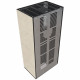 Камин Kratki FLOKI BOX левый 8 kW Ø 160 в строении из керамогранита FOKOS SALE
