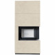 Камин Kratki FLOKI BOX прав 8 kW Ø 160 в строении из керамогранита FOKOS SALE