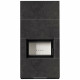 Камин Kratki FLOKI BOX 8 kW Ø 160 в строении из керамогранита FOKOS GRAFITE