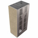 Камин Kratki FLOKI BOX 8 kW Ø 160 в строении из керамогранита FOKOS RENA