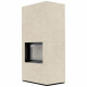 Камин Kratki FLOKI BOX 8 kW Ø 160 в строении из керамогранита FOKOS SALE