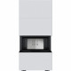 Камин Kratki NBC 7 в здании HOME EASY BOX стальной - белый