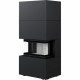 Камин Kratki NBC 7 в здании HOME EASY BOX стальной - черный