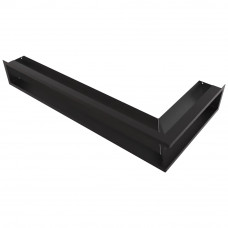 Каминная решетка LUFT угловая левая черная 80x40x12 Kratki