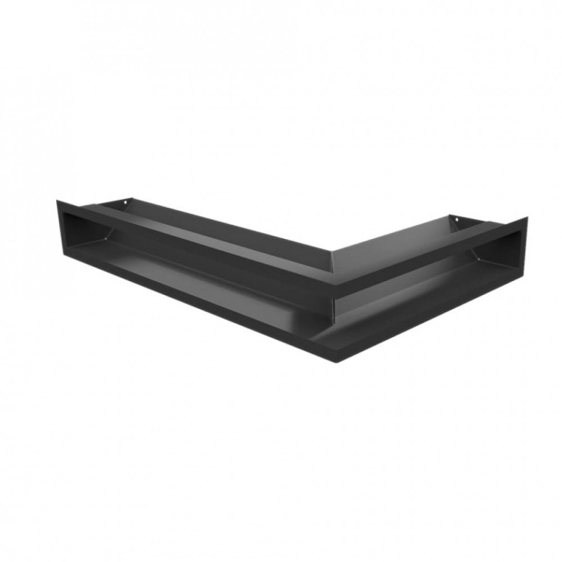 Каминная решетка Решетка LUFT угловая левая черная 60x40x9 Kratki