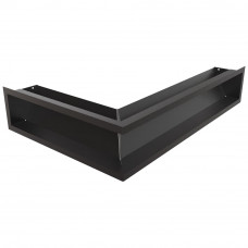 Каминная решетка LUFT угловая правая черная 40x60x12 Slim Kratki