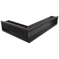 Каминная решетка LUFT угловая правая черная 40x60x12 Kratki