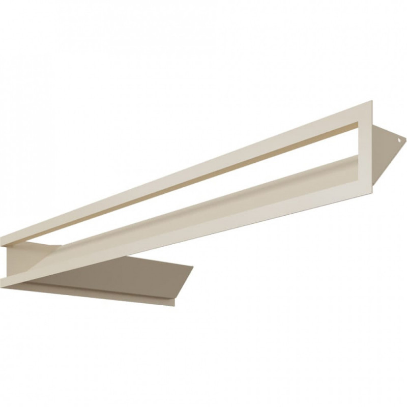 Каминная решетка LUFT SF угловой правый кремовый 40x80x9 Kratki