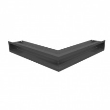 Каминная решетка Решетка LUFT SF угловая графитовая 56x56x9 Kratki